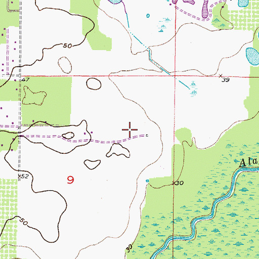 Topographic Map of River Hills Country Club, FL