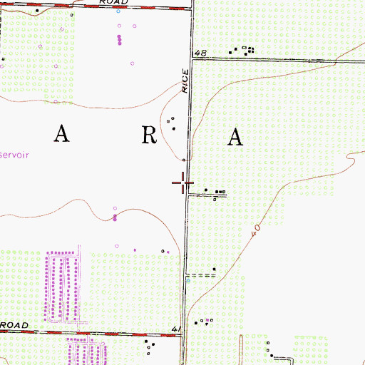 Topographic Map of Rio De Santa Clara, CA