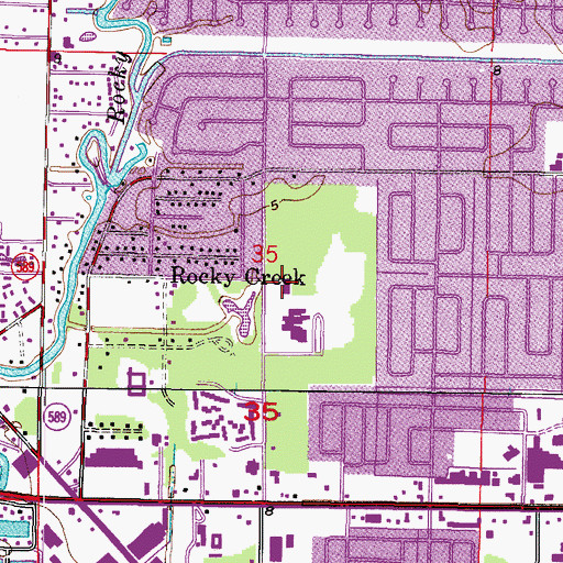 Topographic Map of Town And Country Professional Center, FL