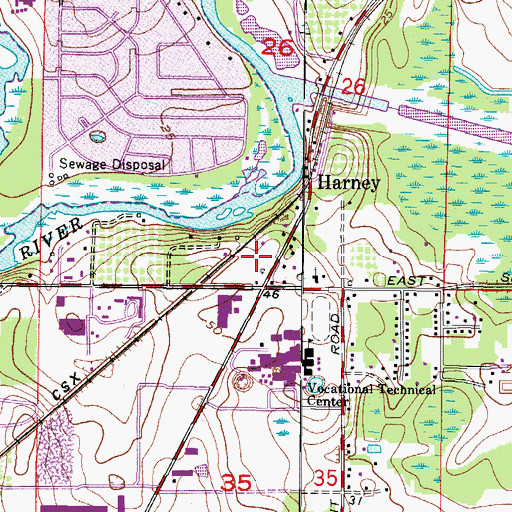 Topographic Map of Wonder Plaza, FL