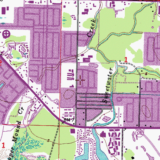 Topographic Map of Alfredo Trujillo, FL