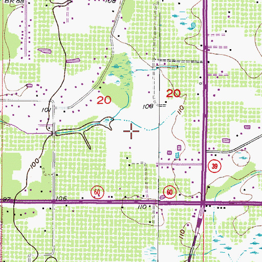 Topographic Map of Alice Winter Gardens, FL