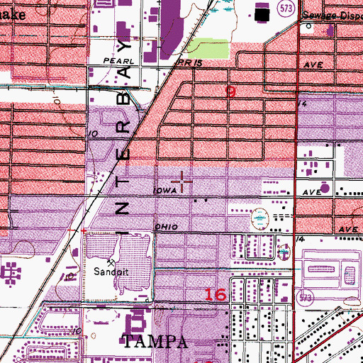 Topographic Map of Alta Vista Tracts, FL
