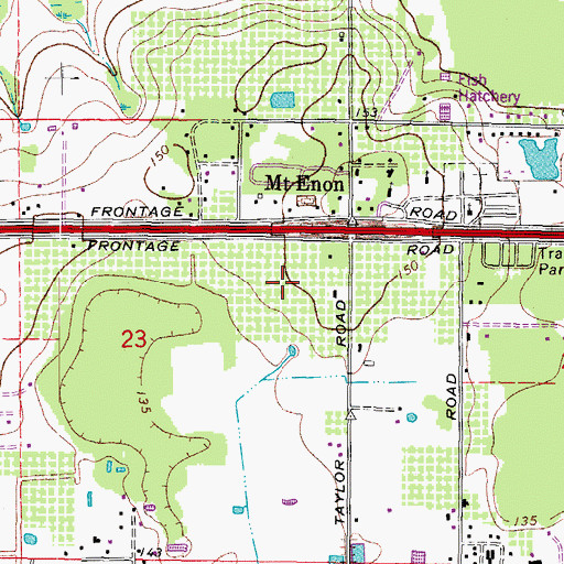 Topographic Map of Apache Trace, FL