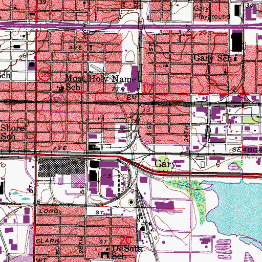 Topographic Map of Archer, FL
