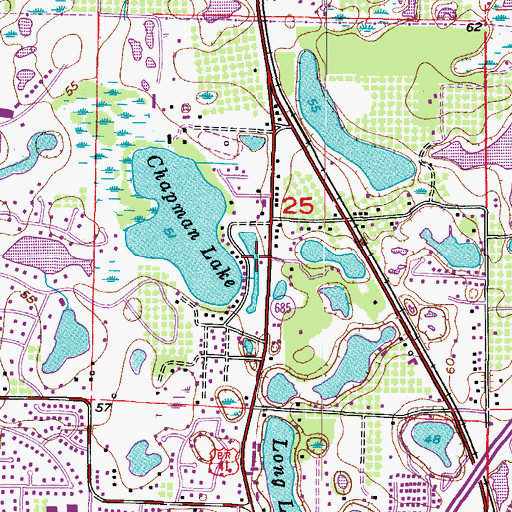 Topographic Map of Cypress Head, FL