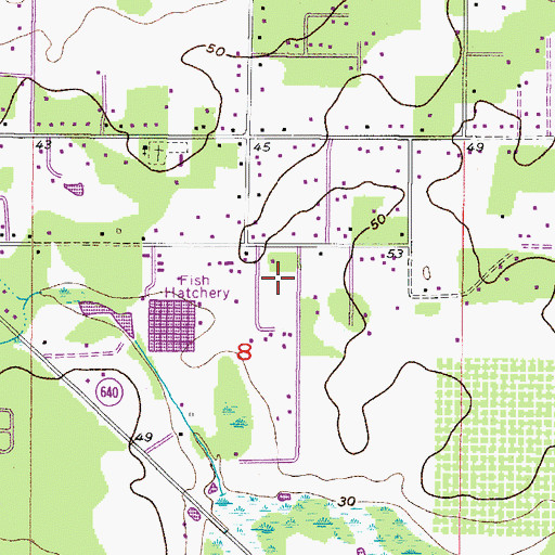 Topographic Map of Delarua, FL
