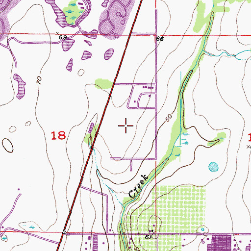 Topographic Map of Dell Vista, FL