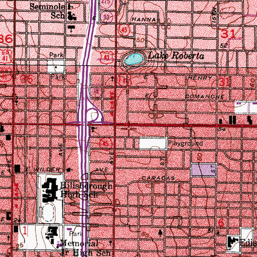Topographic Map of Dyal, FL