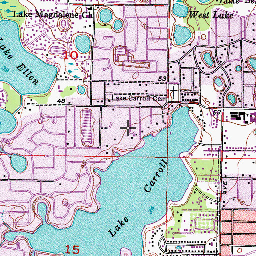Topographic Map of Eilers, FL