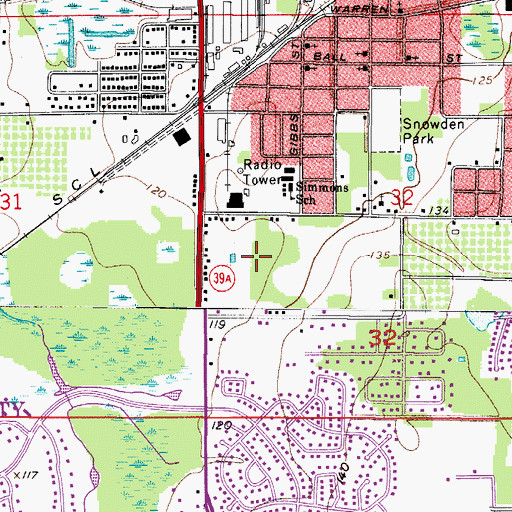 Topographic Map of Empire, FL