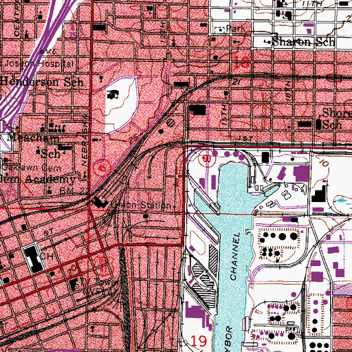 Topographic Map of Estuary, FL