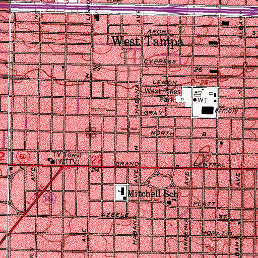 Topographic Map of Excelda, FL
