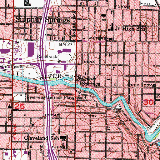 Topographic Map of Fannypryde, FL