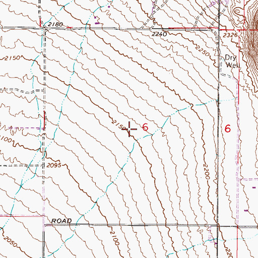 Topographic Map of Desert Highlands, AZ