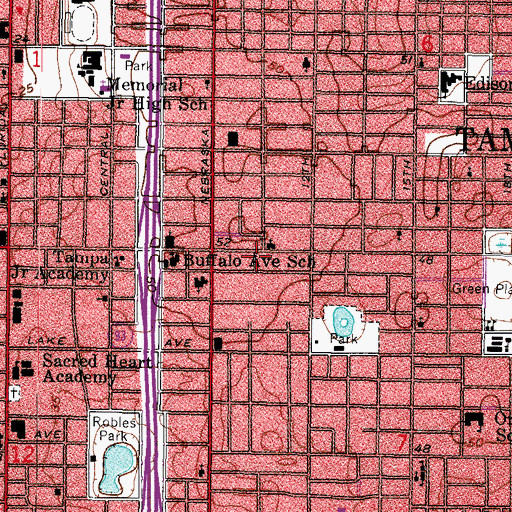 Topographic Map of Fendigs, FL