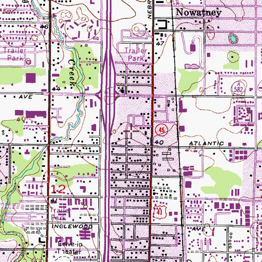 Topographic Map of Fengos, FL