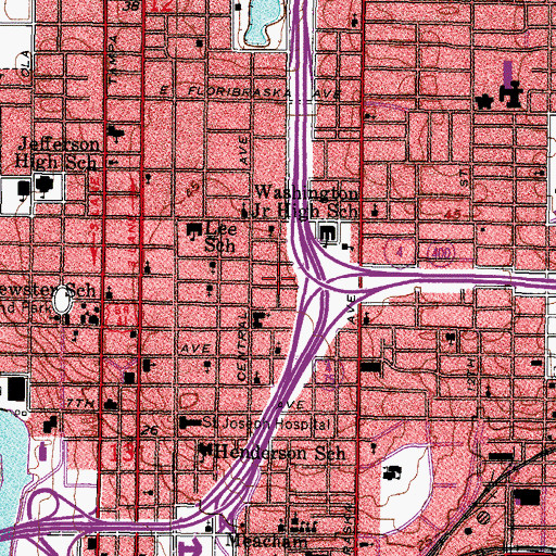 Topographic Map of Flehartys, FL