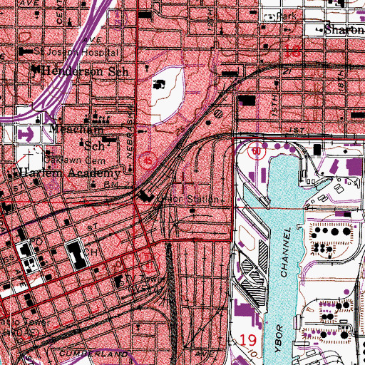 Topographic Map of Cairo, FL