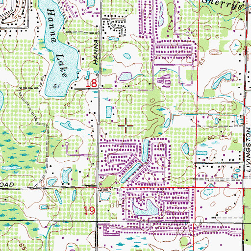 Topographic Map of Camphor Cove, FL