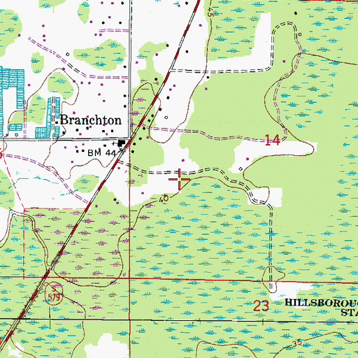 Topographic Map of Cedar Cove, FL