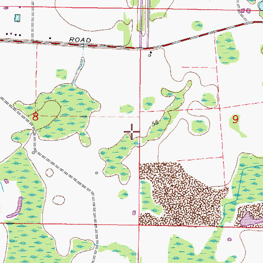 Topographic Map of Cheval Boulevard Estates East, FL