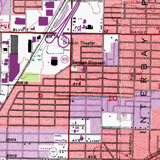 Topographic Map of Clarice Place, FL