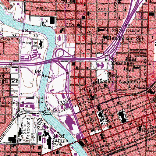 Topographic Map of Clarkes, FL