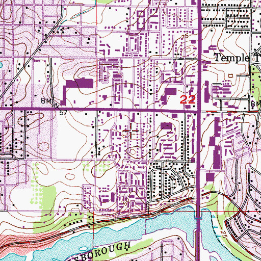 Topographic Map of Clearview, FL
