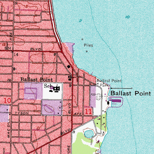 Topographic Map of Colony Key, FL