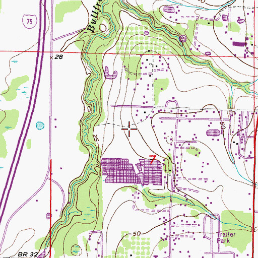 Topographic Map of Covewood, FL