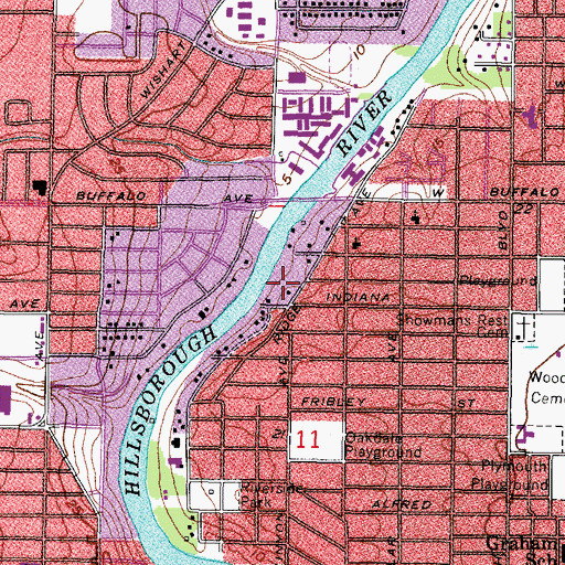 Topographic Map of Crabcake, FL