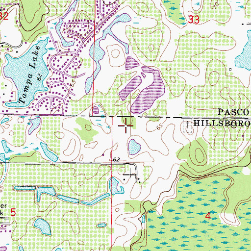 Topographic Map of Cullaro, FL