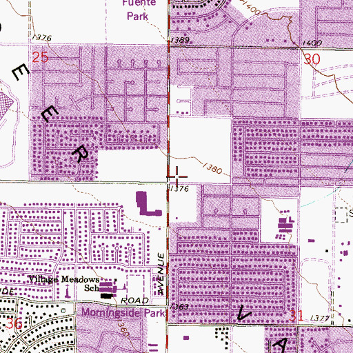 Topographic Map of Desert Valley Estates, AZ