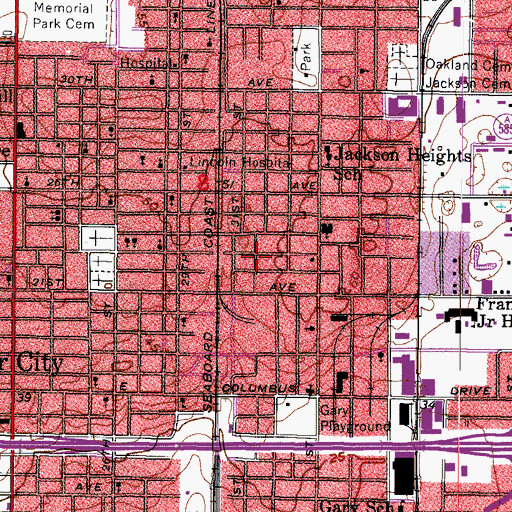 Topographic Map of Little Cuba, FL