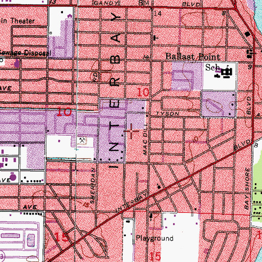 Topographic Map of Madison-Cole, FL