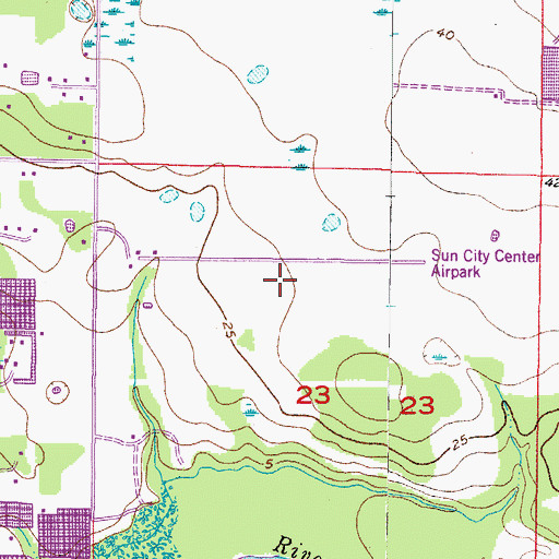 Topographic Map of Maplewood, FL