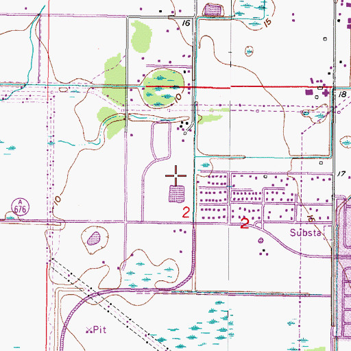 Topographic Map of Marc I, FL