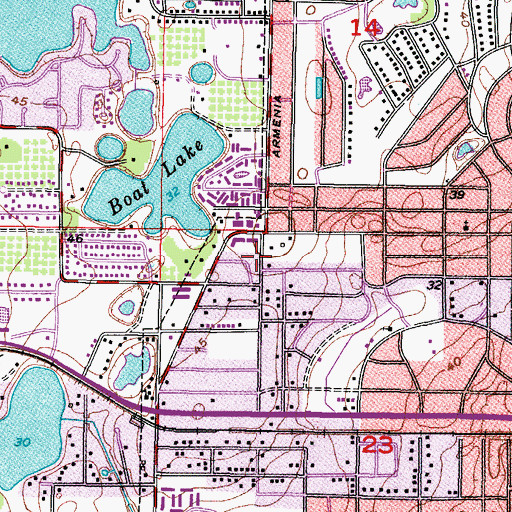 Topographic Map of Marita, FL