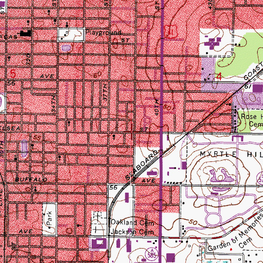 Topographic Map of Friendship, FL