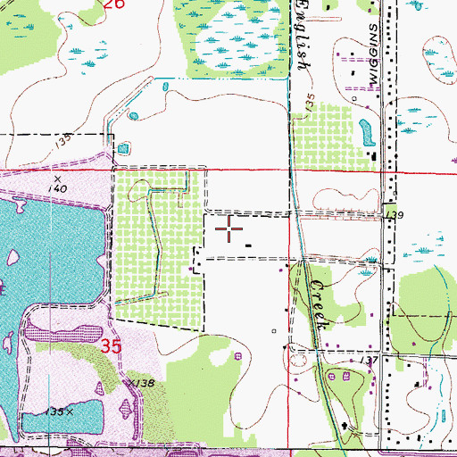 Topographic Map of Futch Place, FL