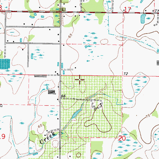 Topographic Map of Gallagher Acres, FL