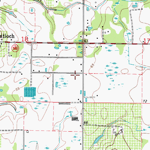Topographic Map of Gallagher Estates, FL