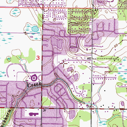 Topographic Map of Gallery Gardens, FL