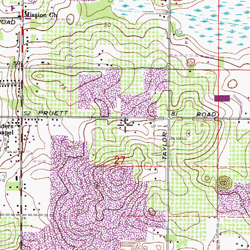 Topographic Map of Gilmore Manor, FL