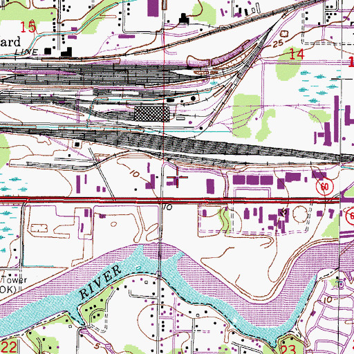 Topographic Map of Gold Rush, FL