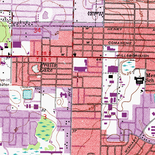 Topographic Map of Habana Court North, FL