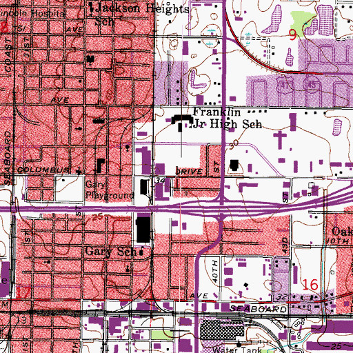 Topographic Map of Hawks, FL