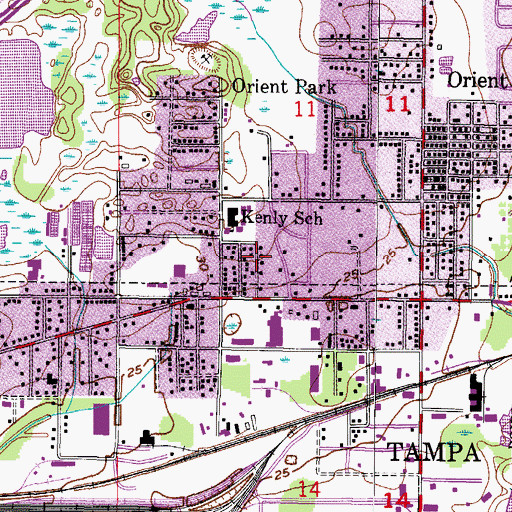 Topographic Map of Hellekes, FL