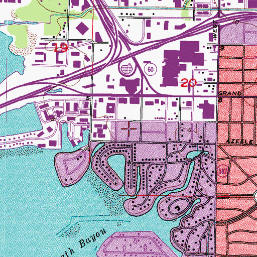 Topographic Map of Hesperides Manor, FL